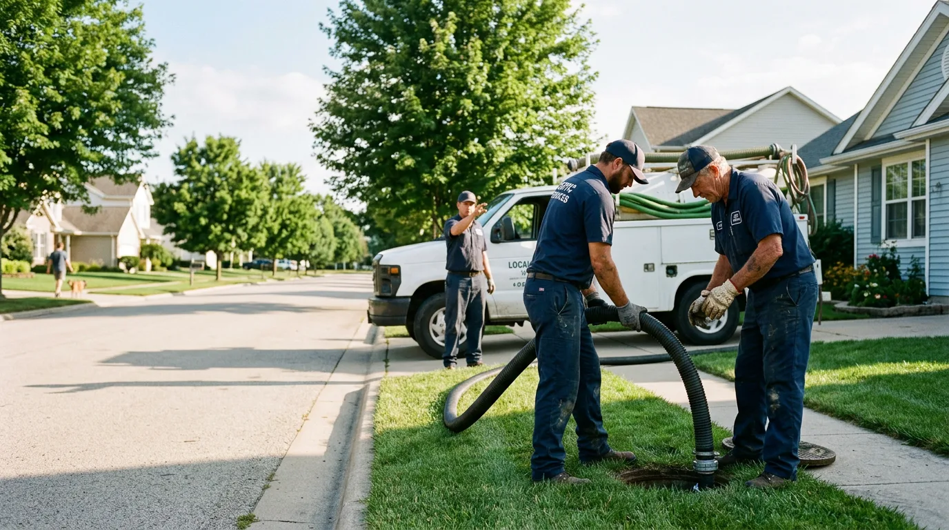 Emergency Septic Service in Falls City, TX